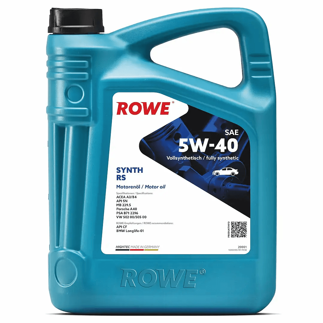 ACEITE MOTOR HIGHTEC SYNTH RS 5W-40 formato mayor